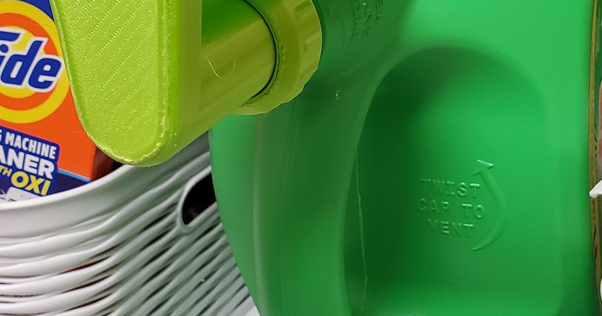 Laundry Detergent Cup Drain (Longer) by Tom's Print Garden Download