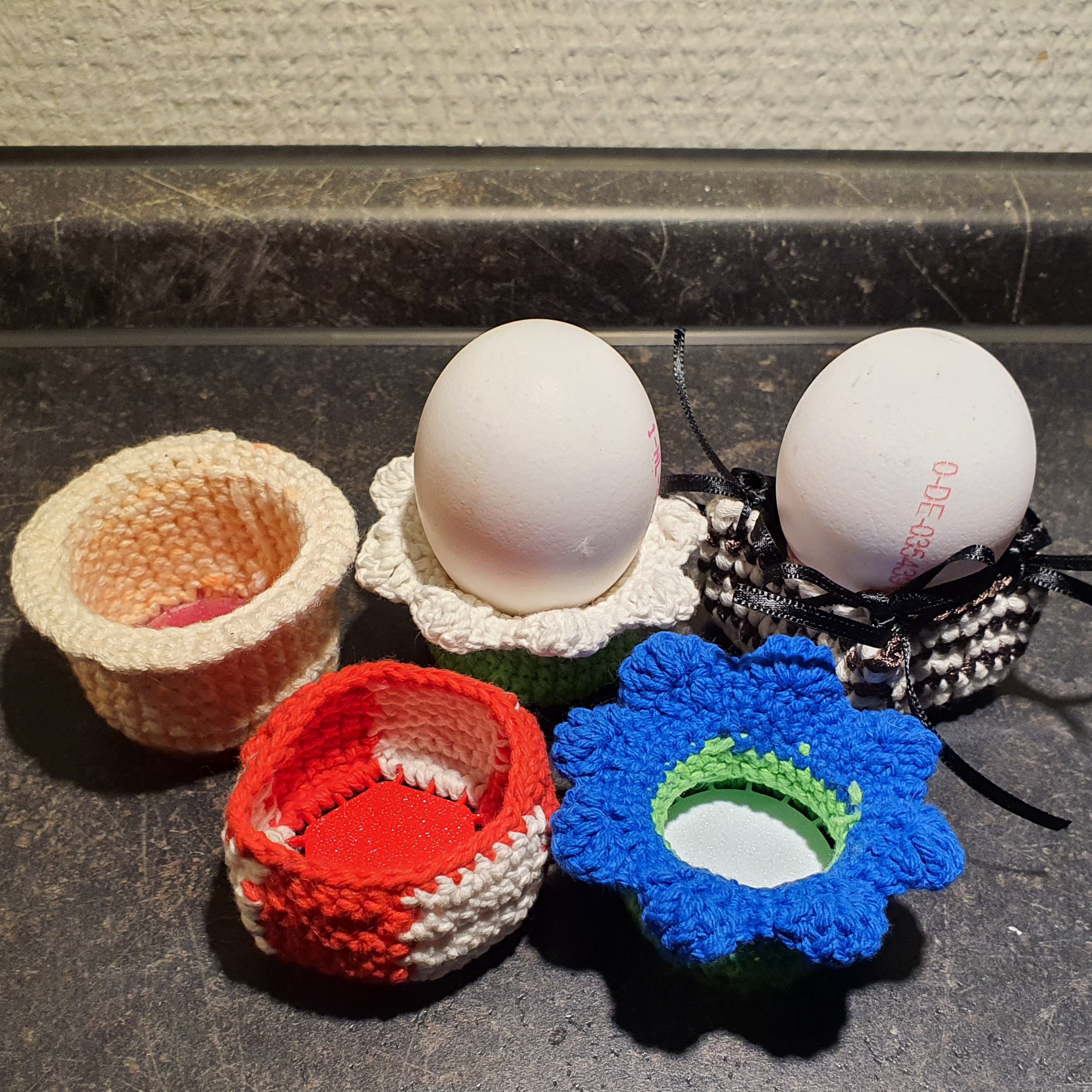 Easter Egg Holders for knitting and crochet