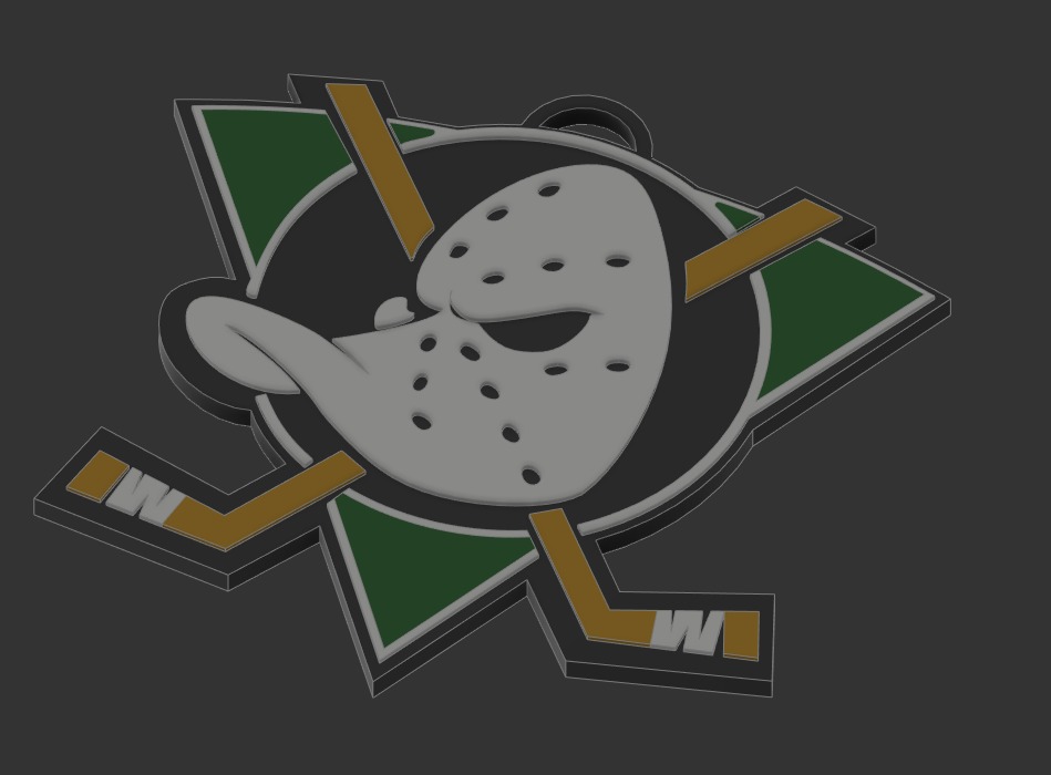 Escudo Migthy Ducks de Hockey