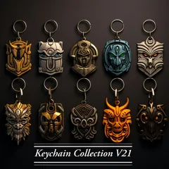 Keychain Collection V21 20 different Keychains! Follow Please!