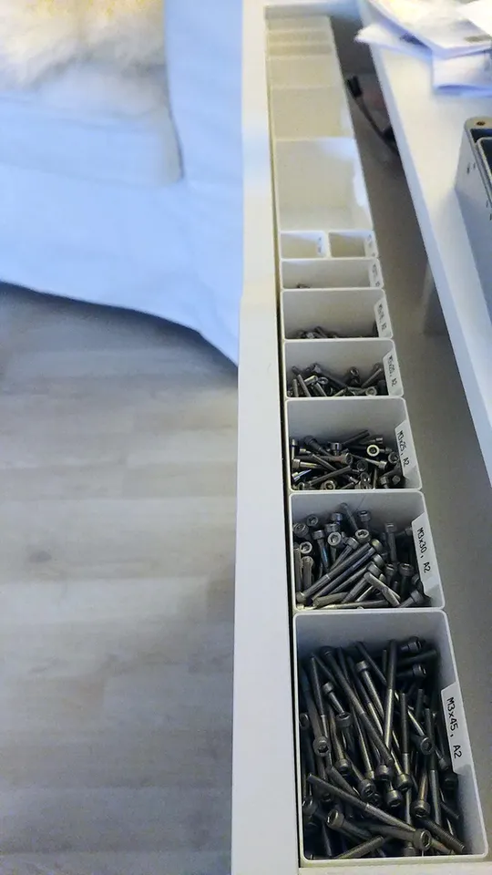 Ikea Alex Drawer Organizers by sakabug Download free STL model