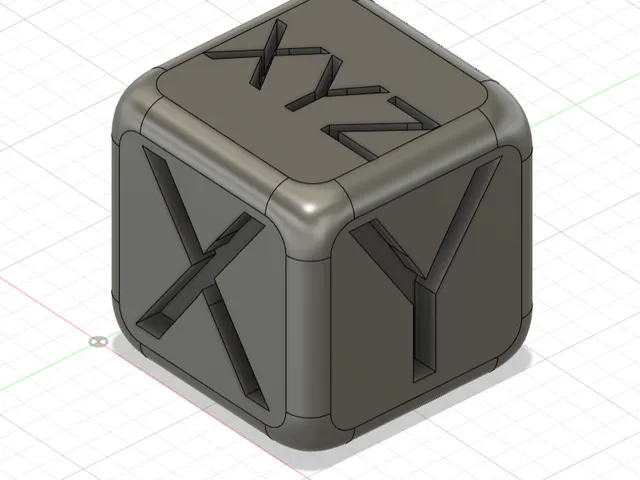 A more difficult and larger test cube.