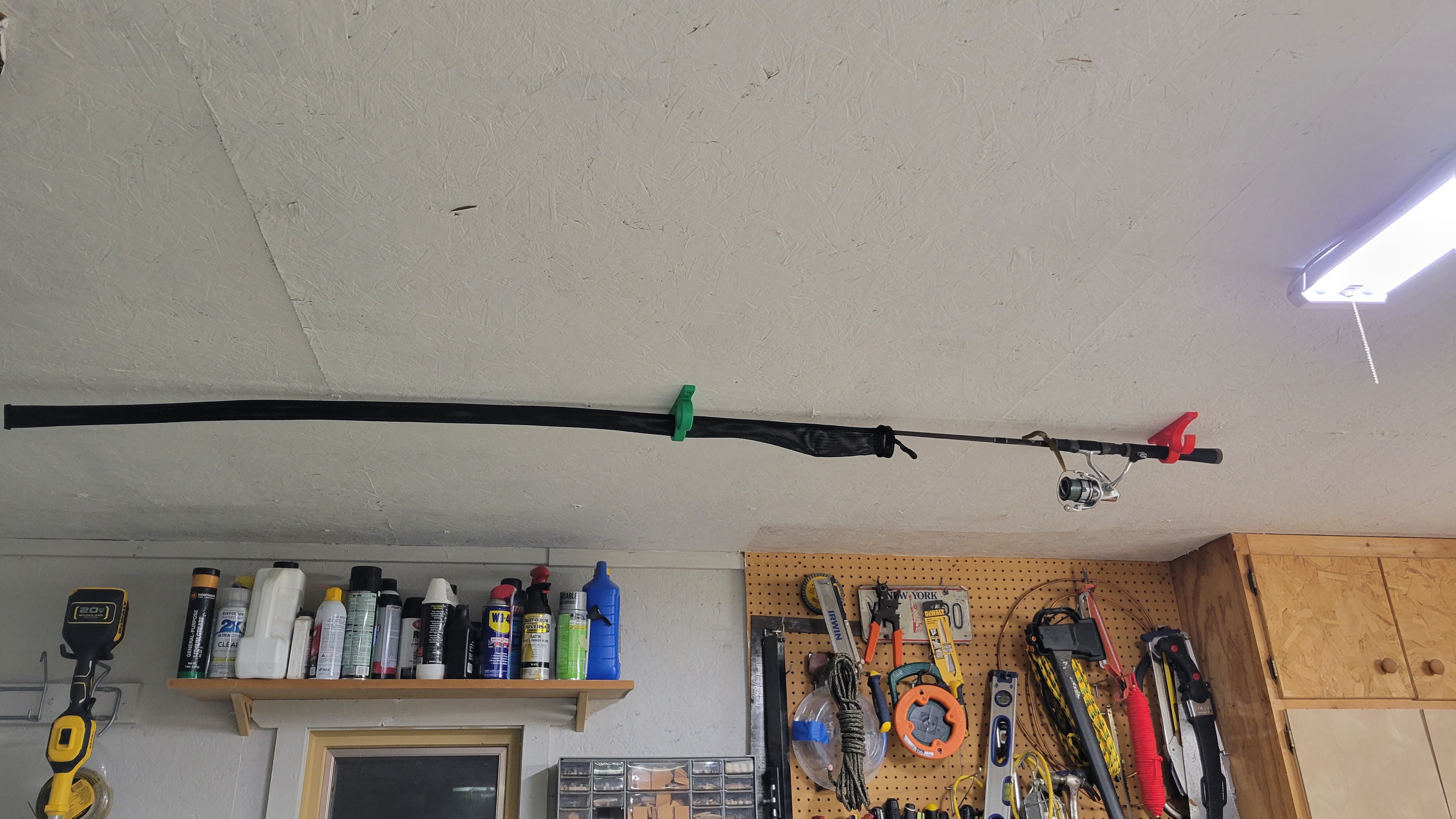 Fishing rod ceiling mount. by Michael Gofman, Download free STL model