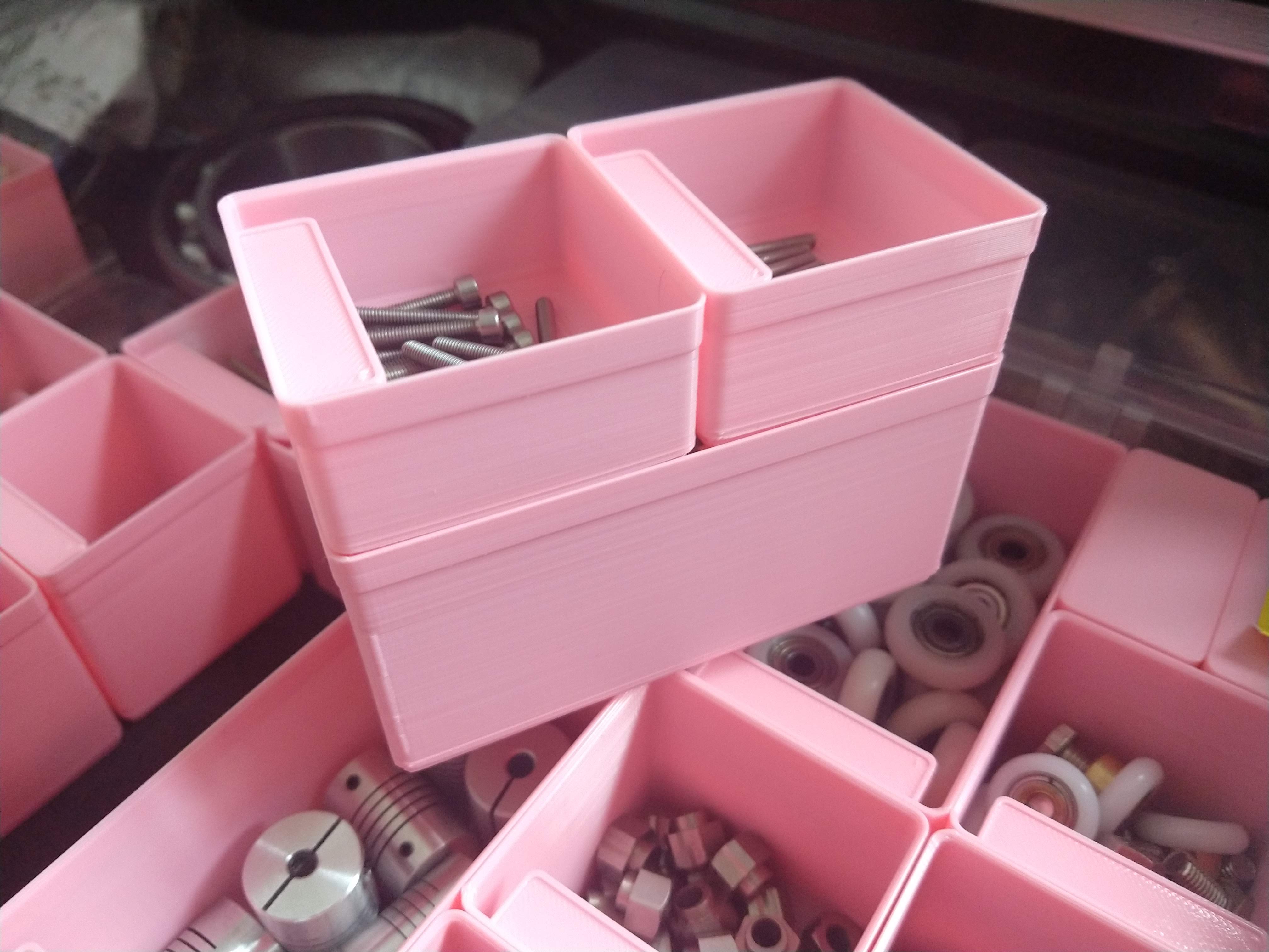 ParaSPB Parametric Stackable Small Parts Bin by Masibu Download