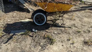 Wheelbarrow replacement tire.