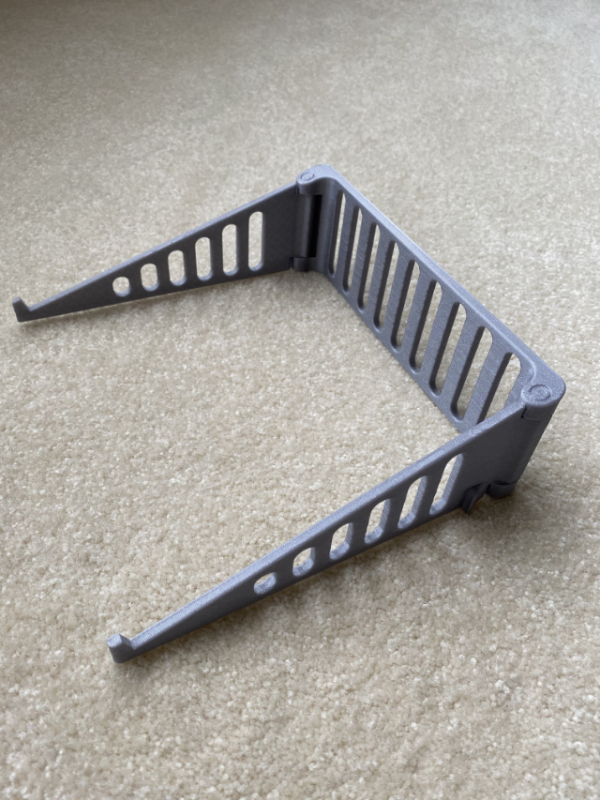 Folding laptop / tablet stand (print in place)