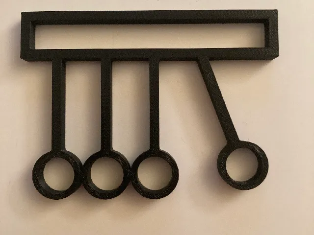 Newton Cradle Wall Art