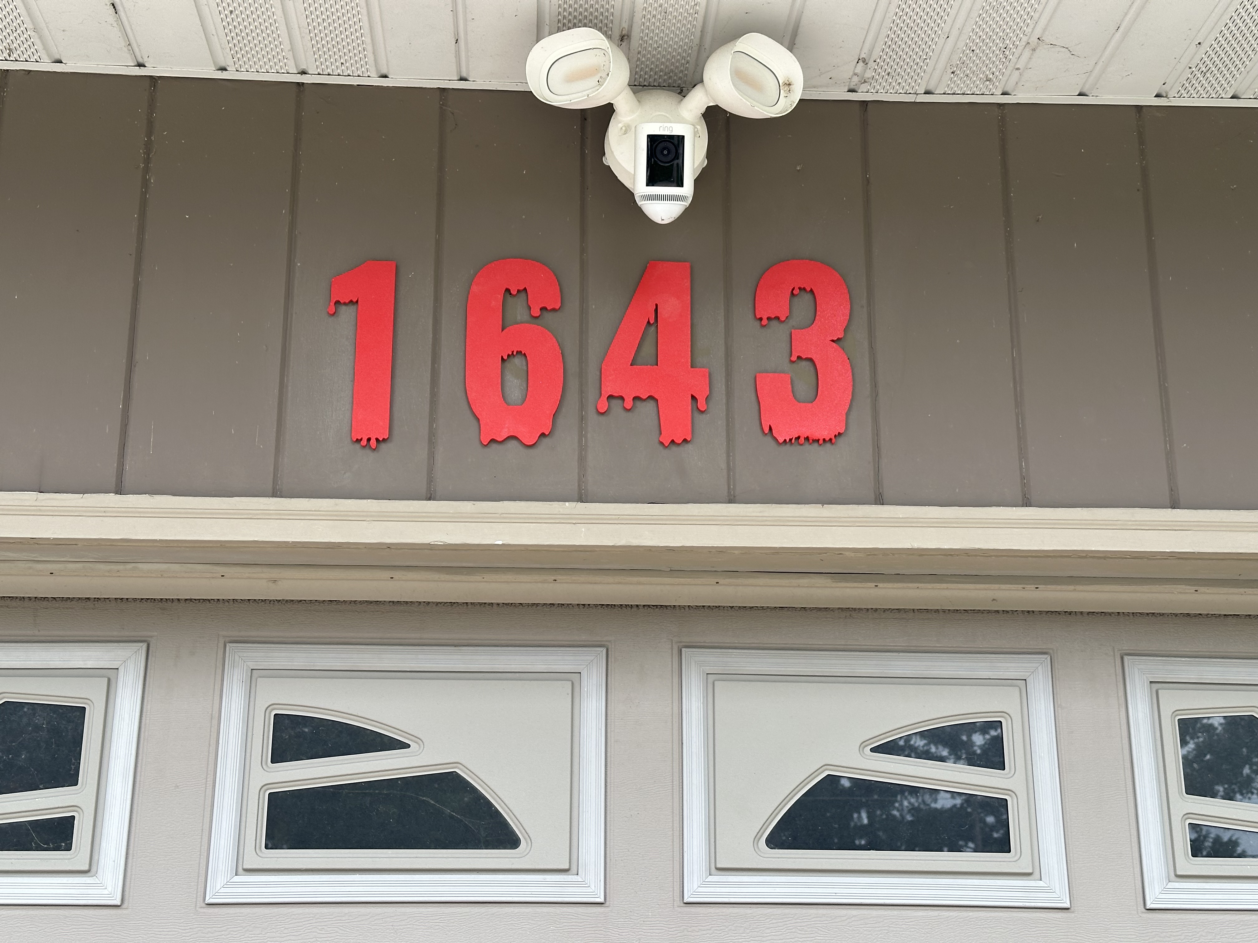Halloween - Bloody House Numbers 0-9
