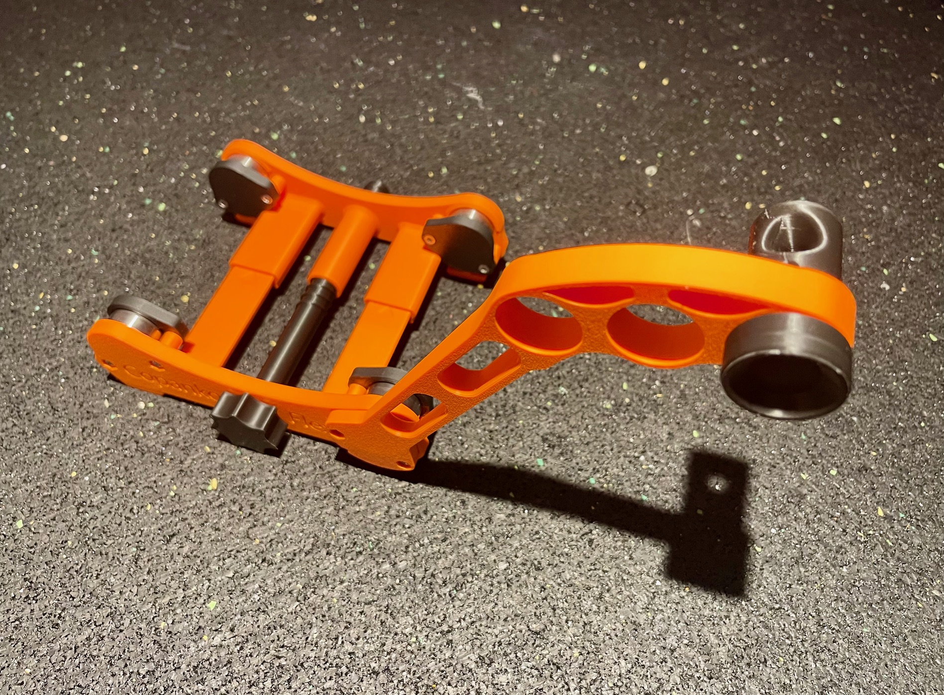 Spool holder safety extension with filament guide 3D model thumbnail