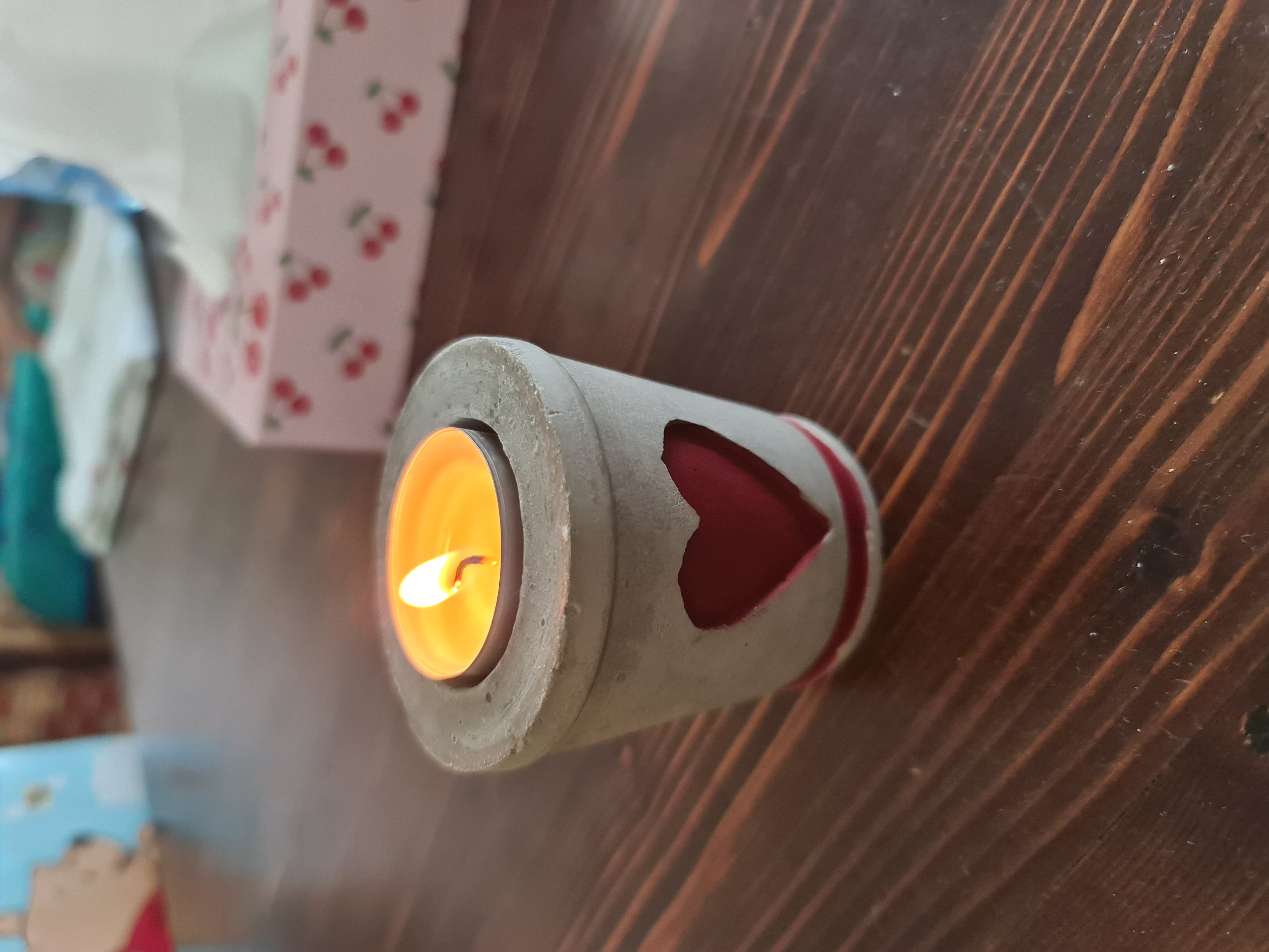 Concrete Tea light form