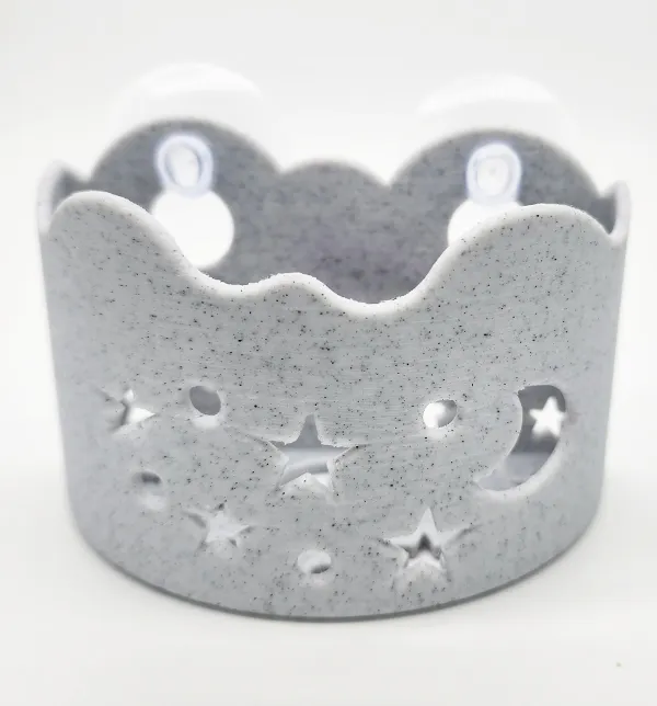 Shower Steamer Holder Basket Caddy - Moon and Stars Design