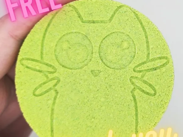 Bath Bomb Mould Hybrid Anime Cartoon Cat Freebie
