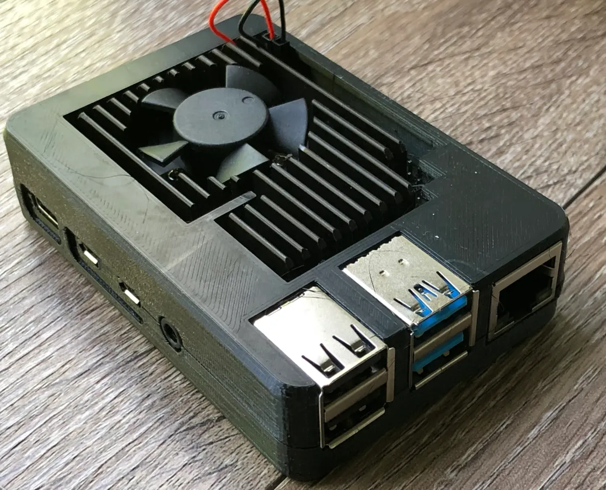 Raspberry Pi 4 Model B Top Case For GeeekPi Heatsink / Fan By Stijn ...