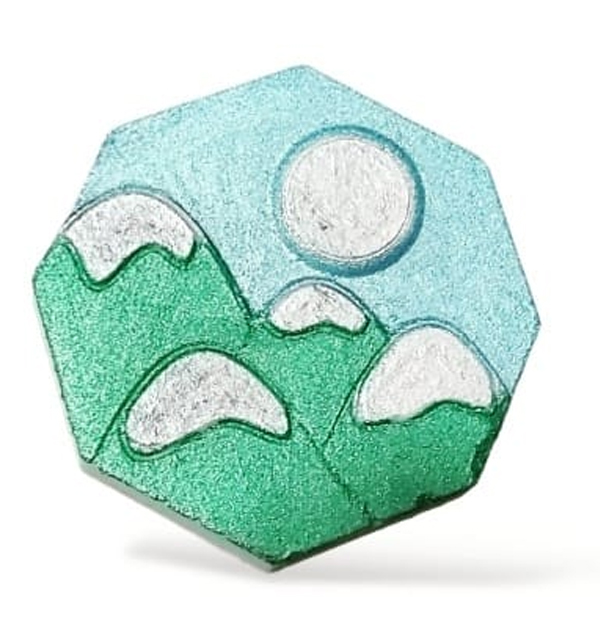 Bath Bomb Mould Hybrid Mountain Scenery