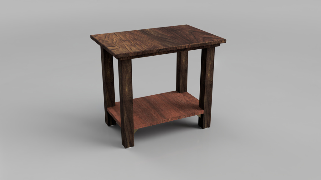 Miniatura 2 do modelo 3D Simple Coffee Table Model