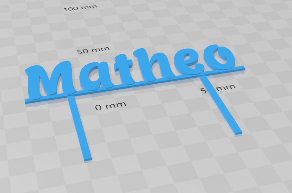 Matheo - Party - Cake Topper