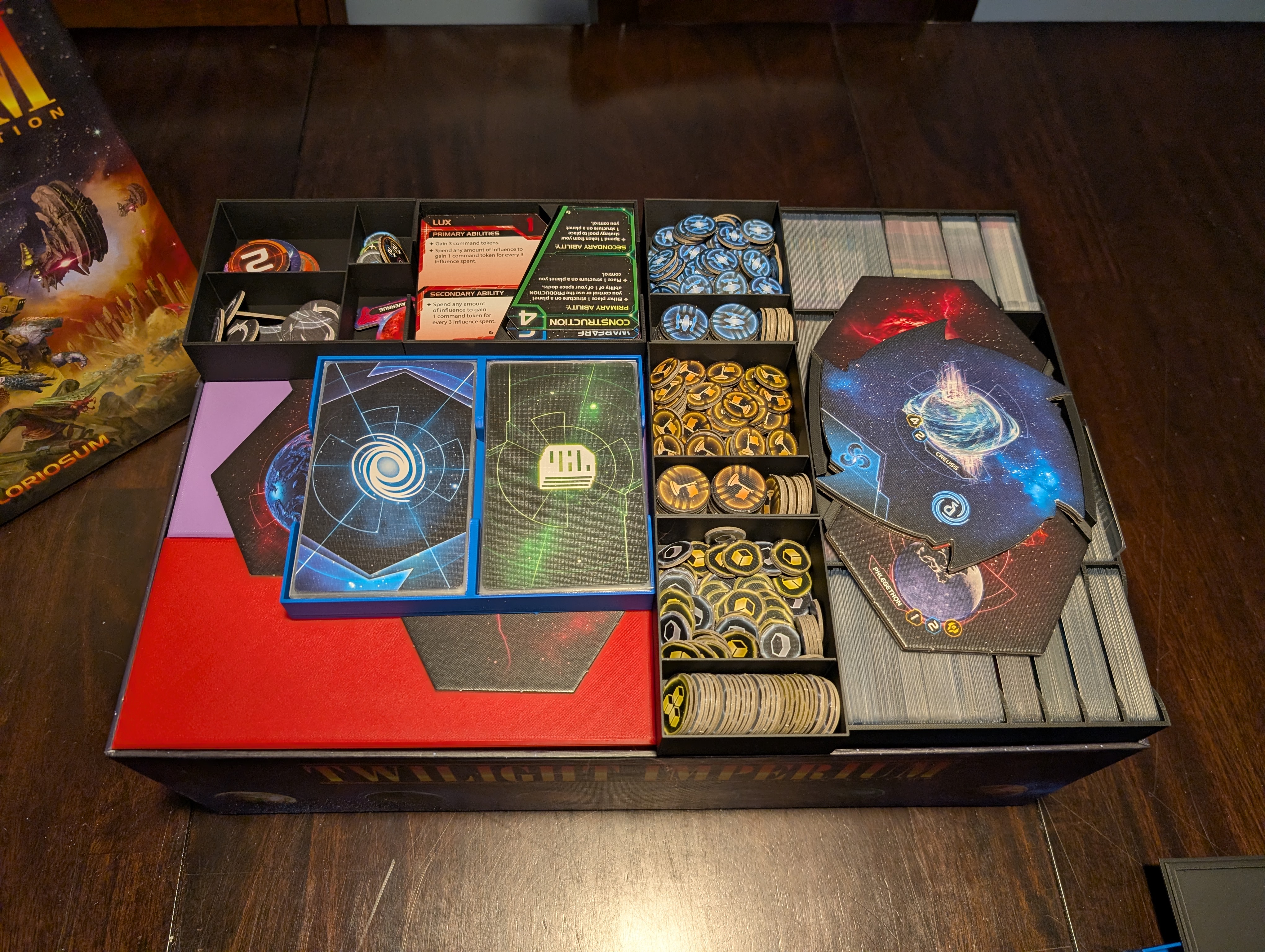Twilight Imperium 4th Edition Organizer for Sleeved Cards