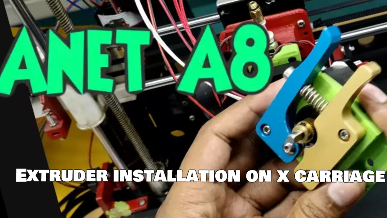 Extruder mount adapter for anet a8