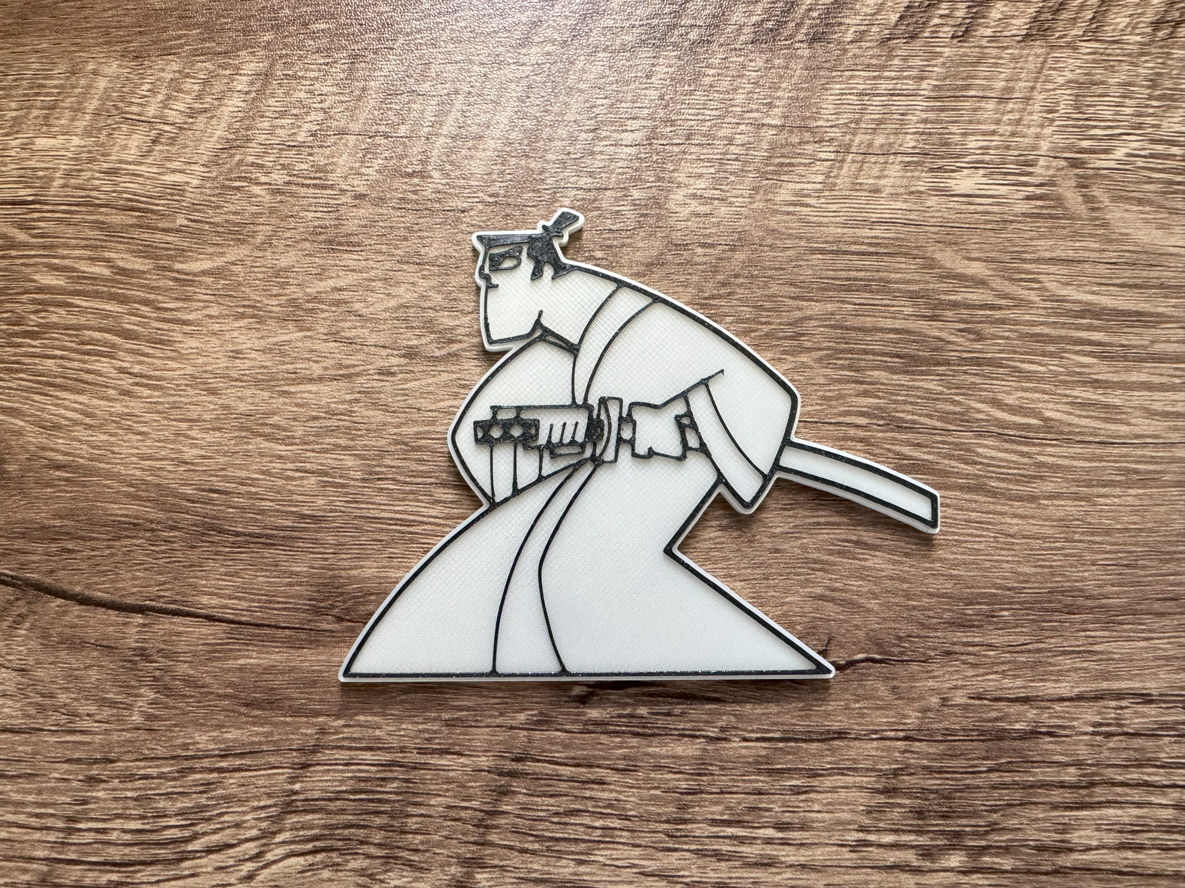 Samurai Jack Magnet (8x3mm magnets)