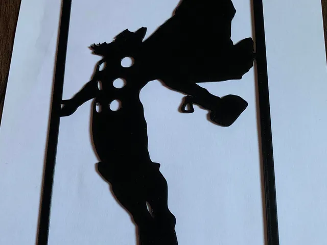 THOR 2 ON WALL avengers