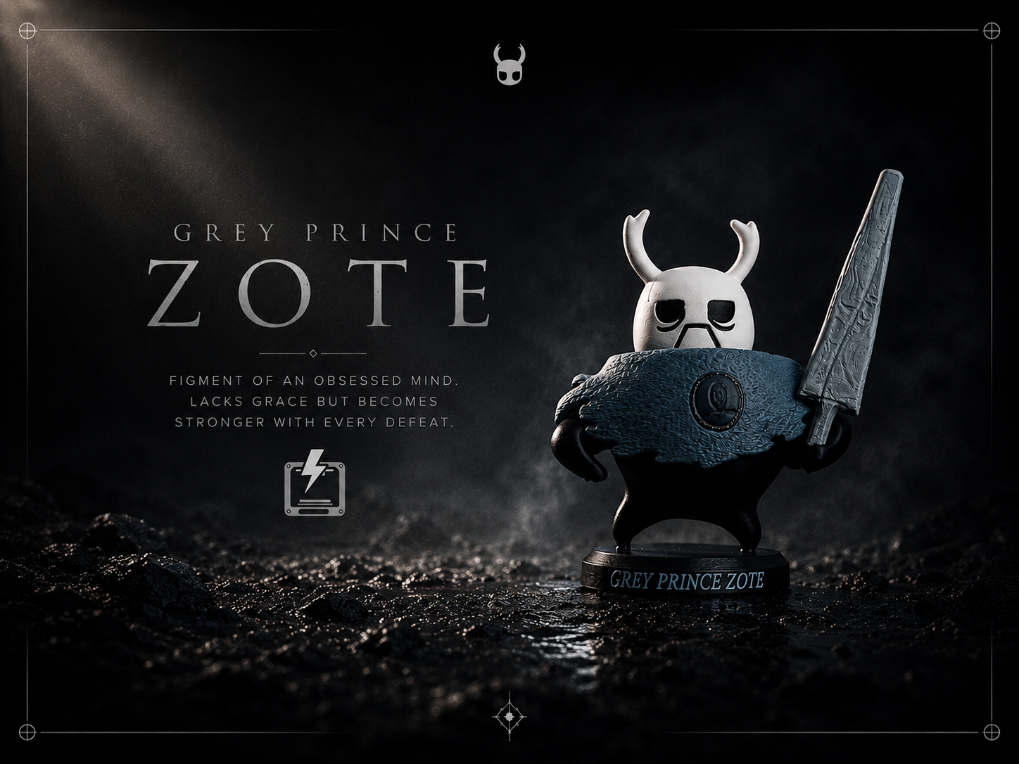 The Grey Prince Zote - Hollow Knight Miniature