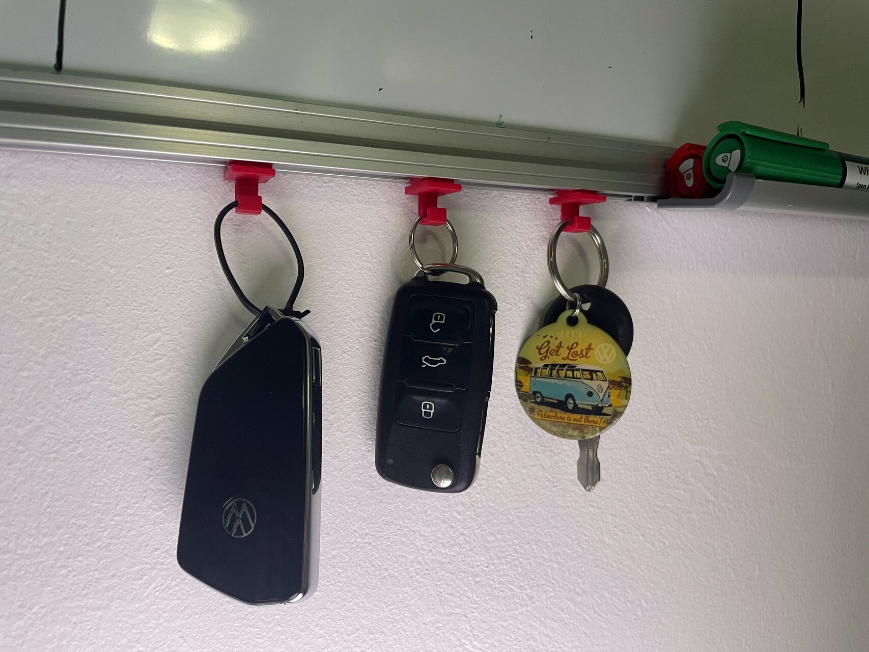 Whiteboard Keychain Holder