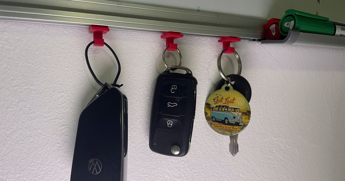 Whiteboard Keychain Holder by Tim Download free STL model