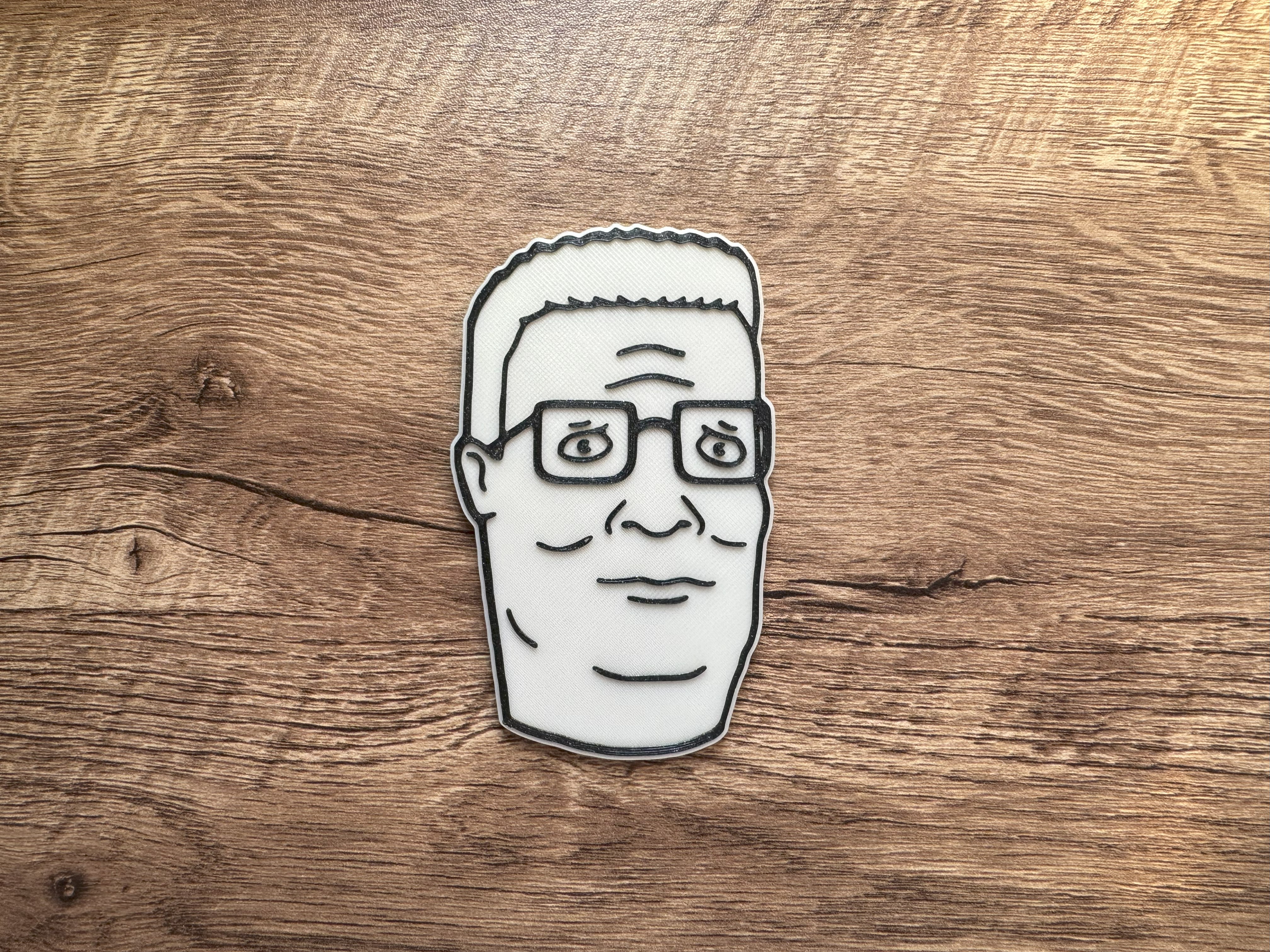 King of the Hill Hank Magnet (8x3mm magnets)