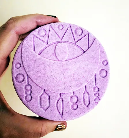 Bath Bomb Mould Hybrid Sun and Eye Talisman Symbol
