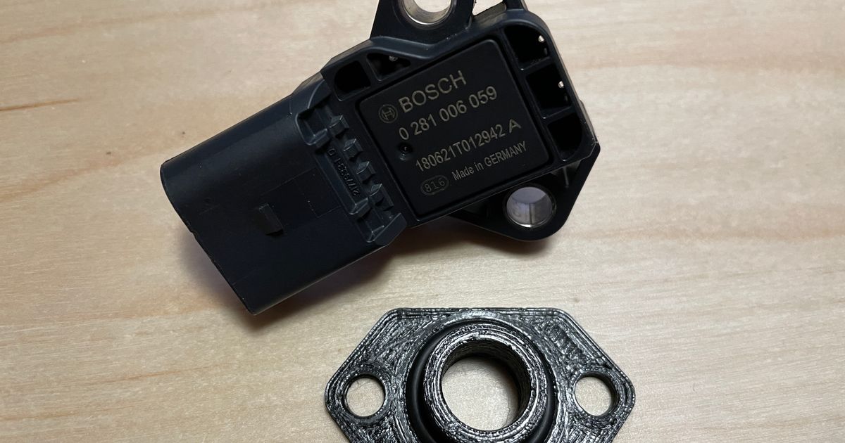 BOSCH MAP Sensor Adapter (VW/Audi) by Tim | Download free STL