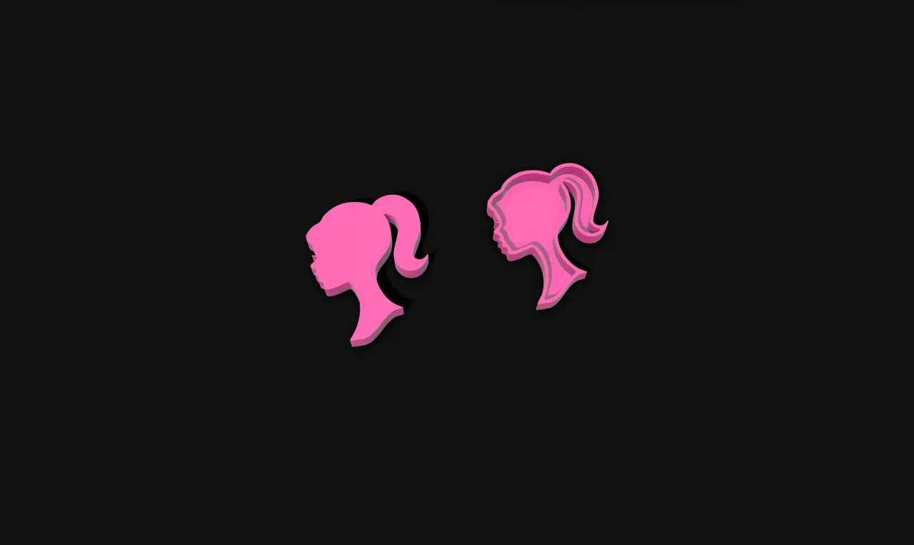 barbie head logo wallpaper