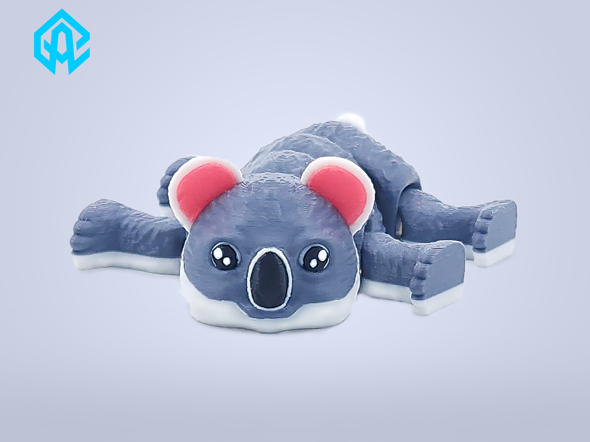 Cute Flexi Koala - 3D Printed Toy & Keychain