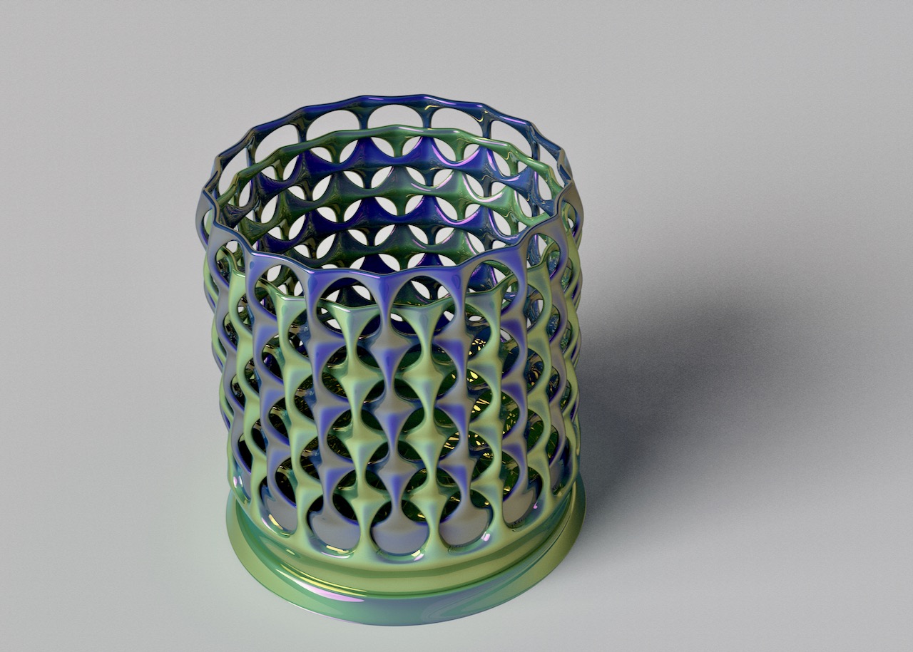 Cylinder Weave Container
