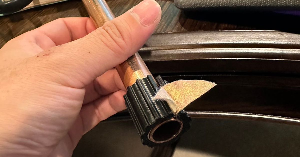 1/2'' copper pipe sanding tool by Davis Woo Download free STL model