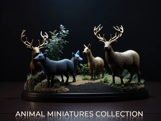 Animal Miniatures Collection V5 5 different Models! Follow Please!