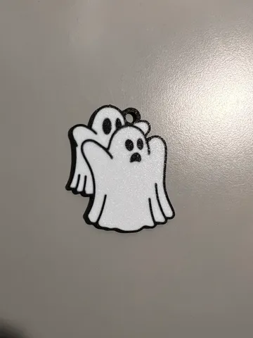 Double Ghosts Keychain