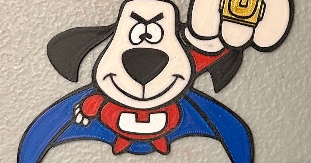 Multicolor Underdog Magnet By Wotfan69 