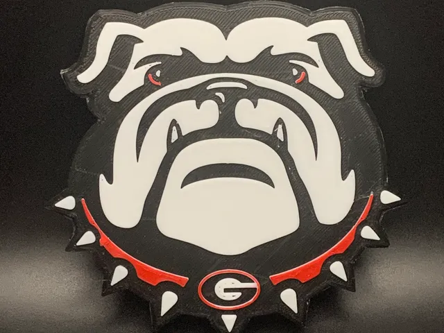 UGA Dawgs 3D logo AXM
