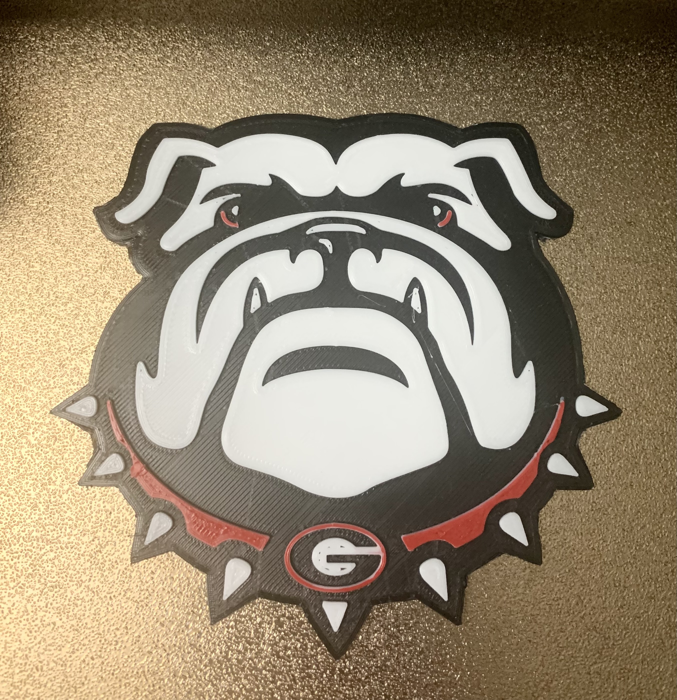 UGA Dawgs 3D logo AXM by AXM61 | Download free STL model | Printables.com