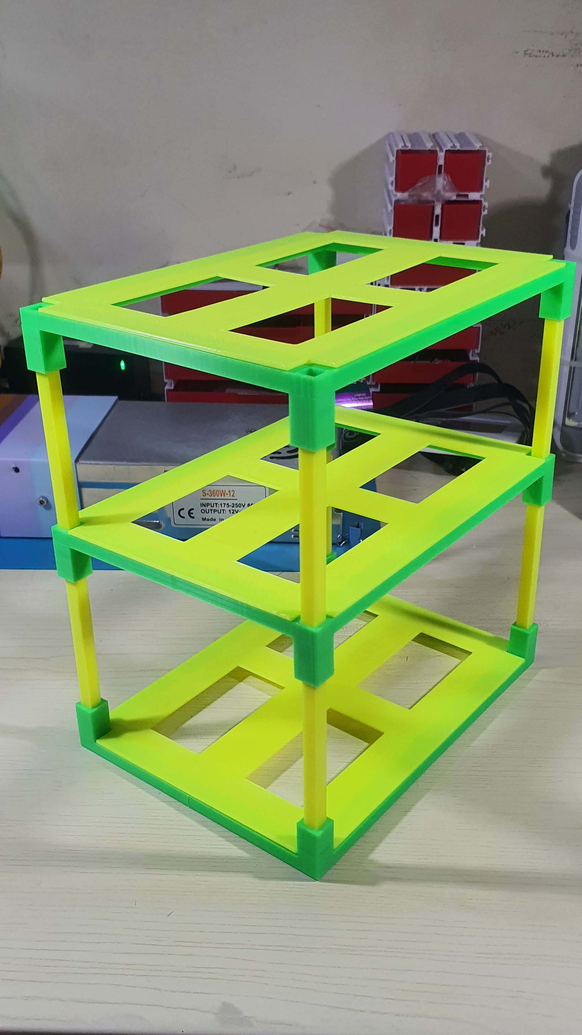 Basic stackable mini rack by yoni download free stl model