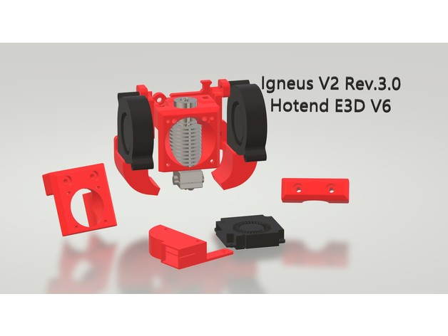 Igneus V2 - E3d V6/Volcano - Anet ET4/ET4Pro/ET5/ET5Pro
