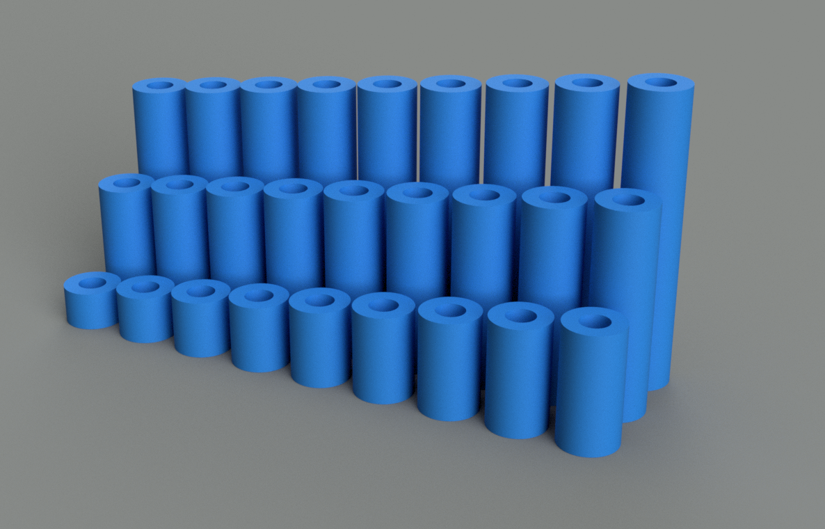 M3 Standoff Spacer Female-Female Round 4-30mm
