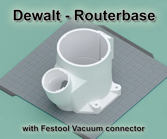 Dewalt router base