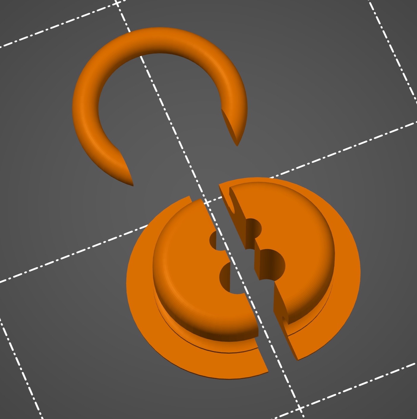 Customizable enclosure cable hole