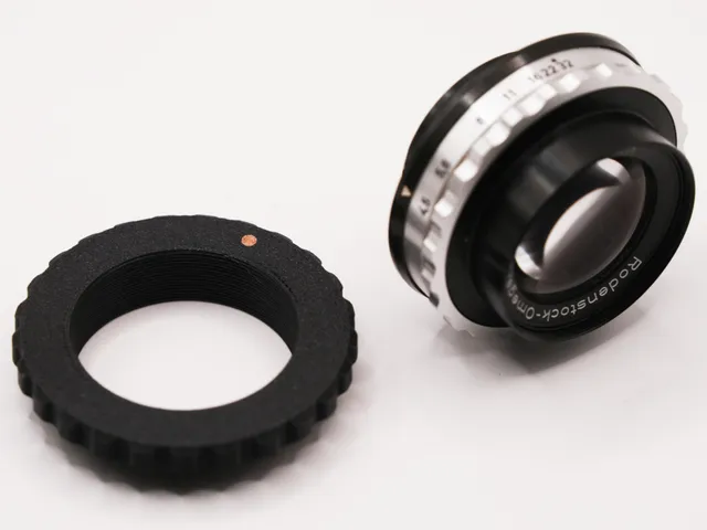 Rodenstock Omegaron 135mm f/4.5 to Minolta SR/MC/MD adapter