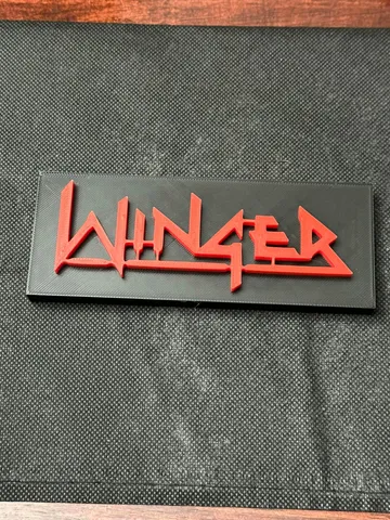 Winger 80's Band Sign