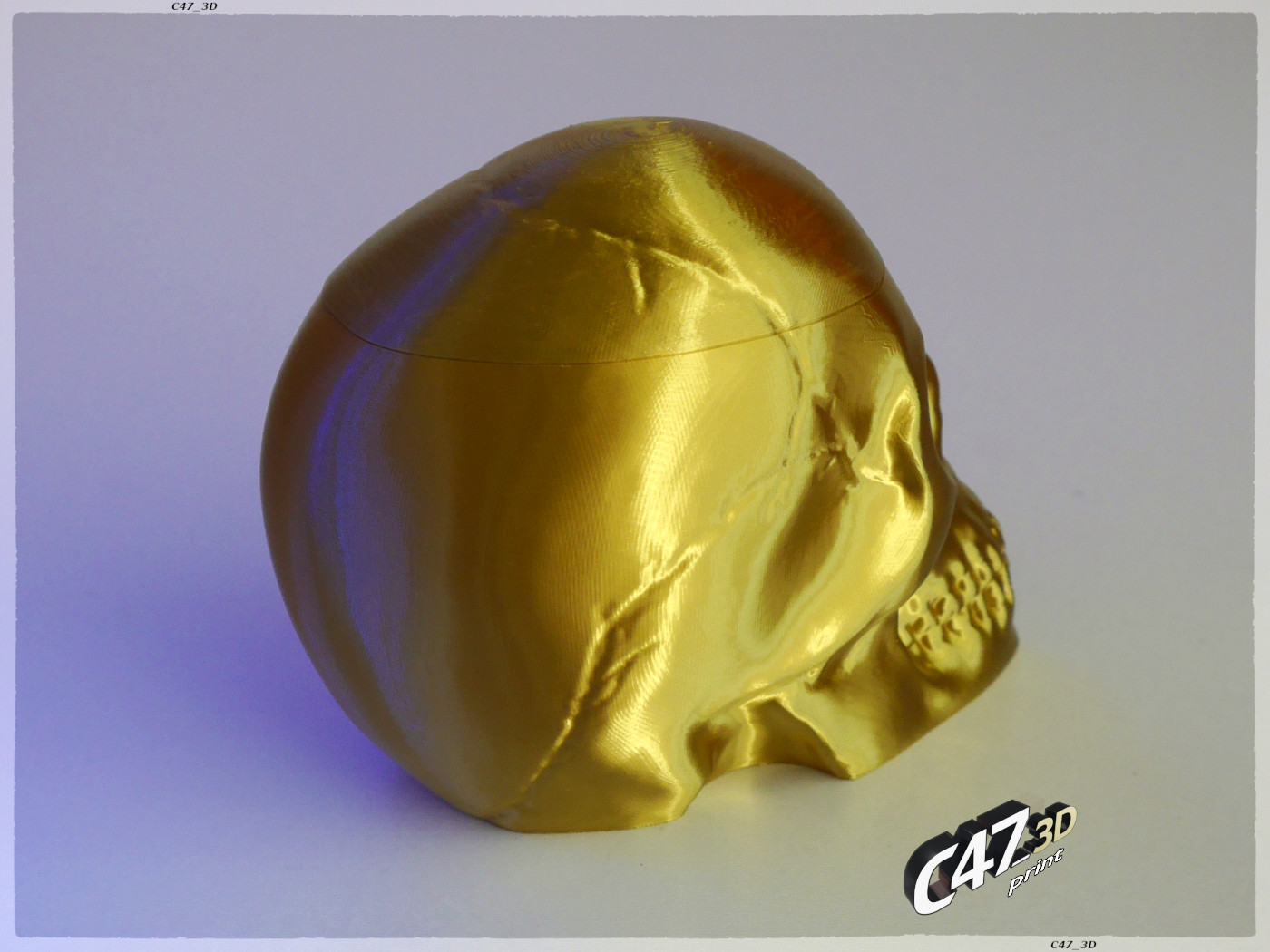 Skull V2 - Vase Mode by C47_3d | Download free STL model | Printables.com