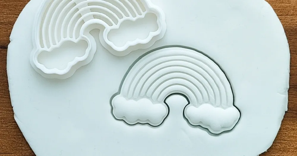 Rainbow Cloud Cookie Cutter