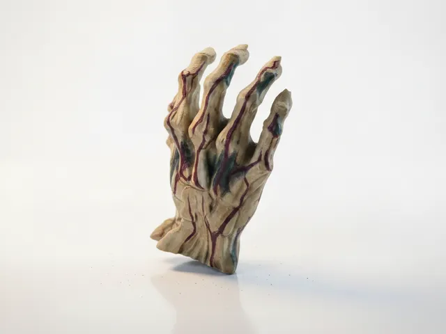 Vampire Hand Sculpture Halloween Decor 3D Printable
