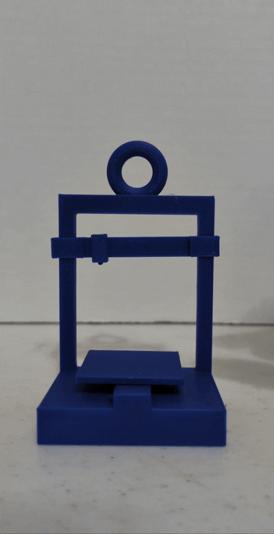 3D Printer Bridging test/Keychain